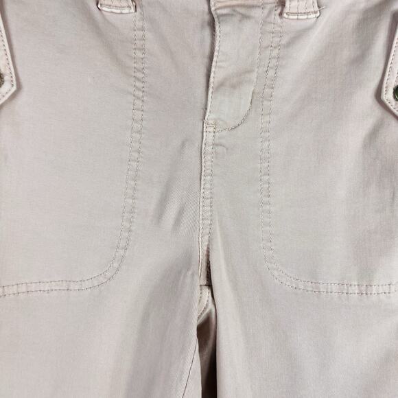 Torrid Size 10 Crop Twill Mid Rise Military Pants Blush Pink - Picture 5 of 8